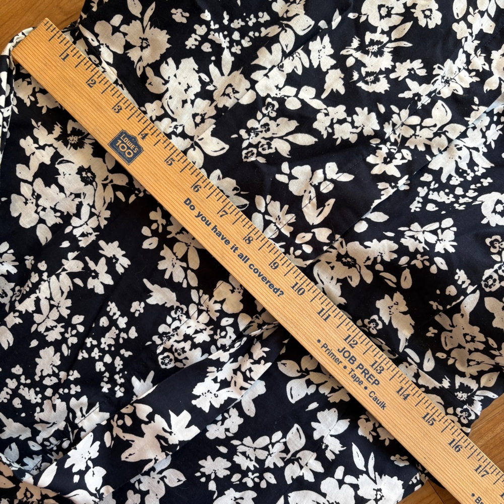 Calvin Klein Navy and White Floral Dress 10 - Picture 6 of 7